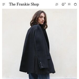 The Frankie Shop Oversized Boyfriend Blazer